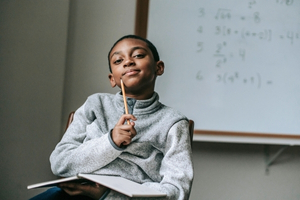 A Black Boy Very Good On Study