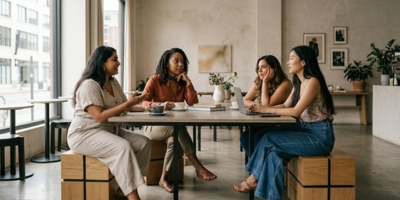 Women of colour with different body shapes showing confidence Beauty Standards and self-definition 
