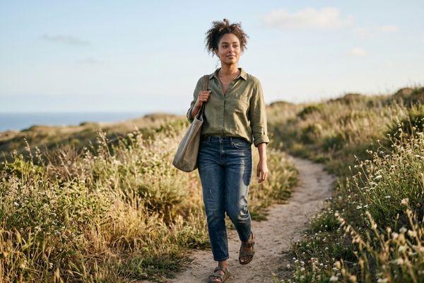 Woman of colour embracing self-acceptance beyond traditional beauty standards